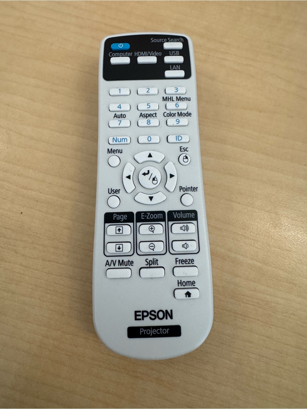 Epson 218178800 Genuine Projector Remote Control White and Black